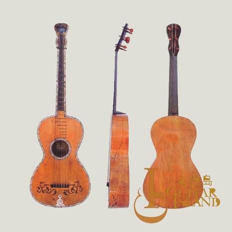 朱利亚尼所使用的由制作家吉纳罗·法布里卡托利在1809制作的吉他